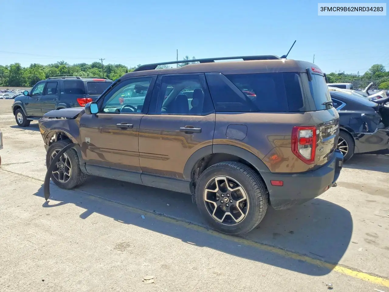 2022 Ford Bronco Sport Big Bend VIN: 3FMCR9B62NRD34283 Lot: 55766976