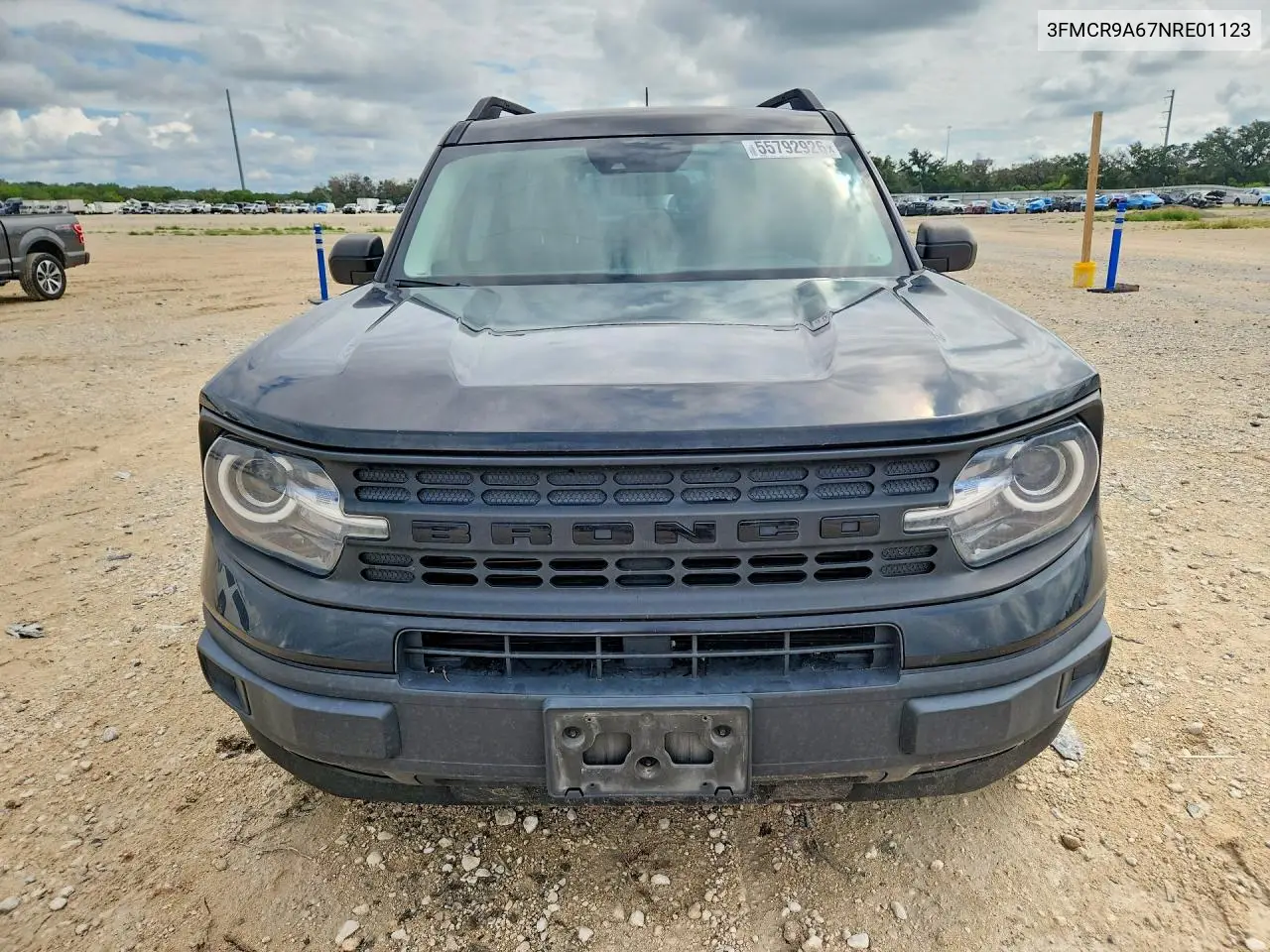 2022 Ford Bronco Sport VIN: 3FMCR9A67NRE01123 Lot: 55792926