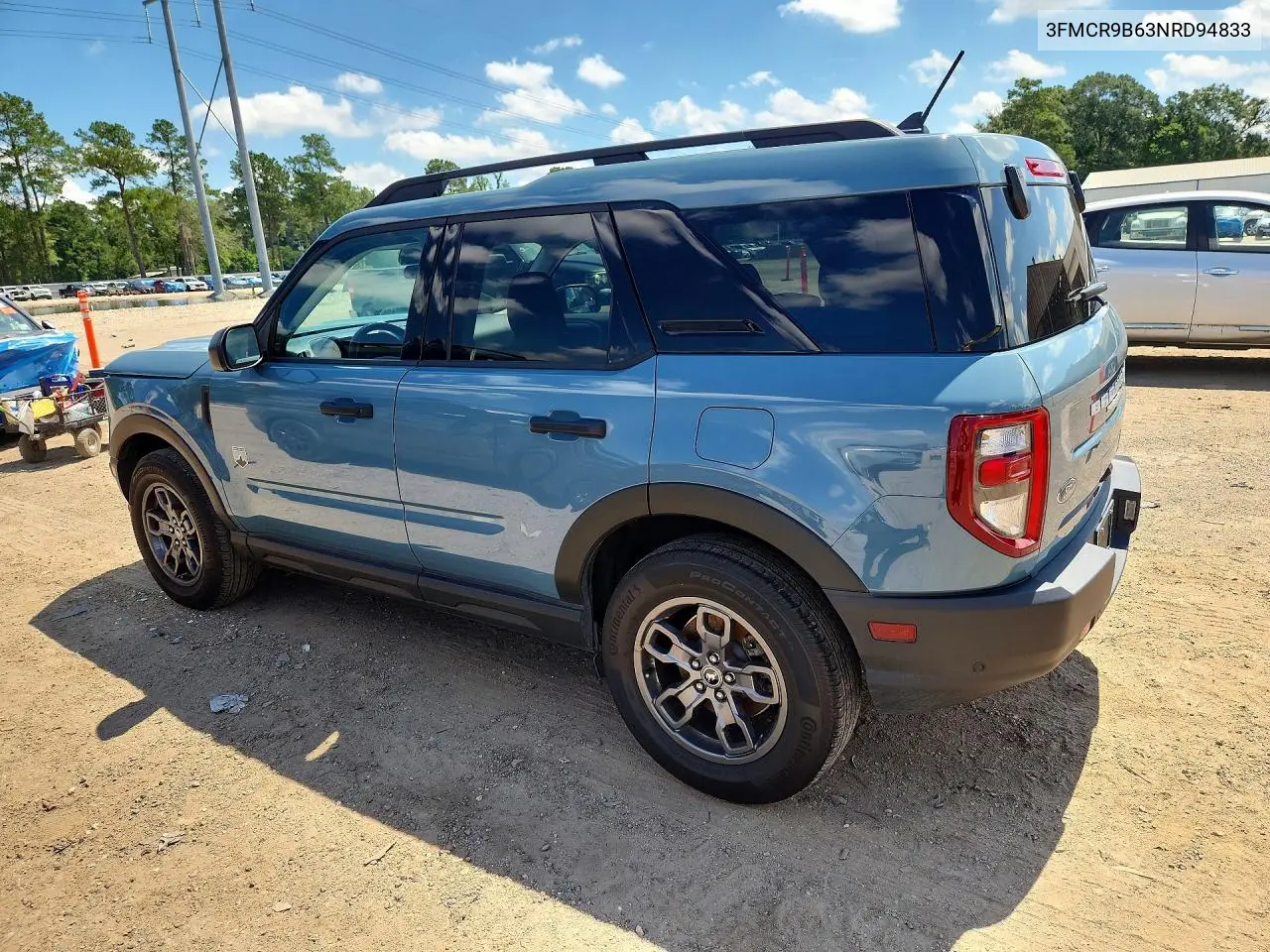 2022 Ford Bronco Sport Big Bend VIN: 3FMCR9B63NRD94833 Lot: 56113016