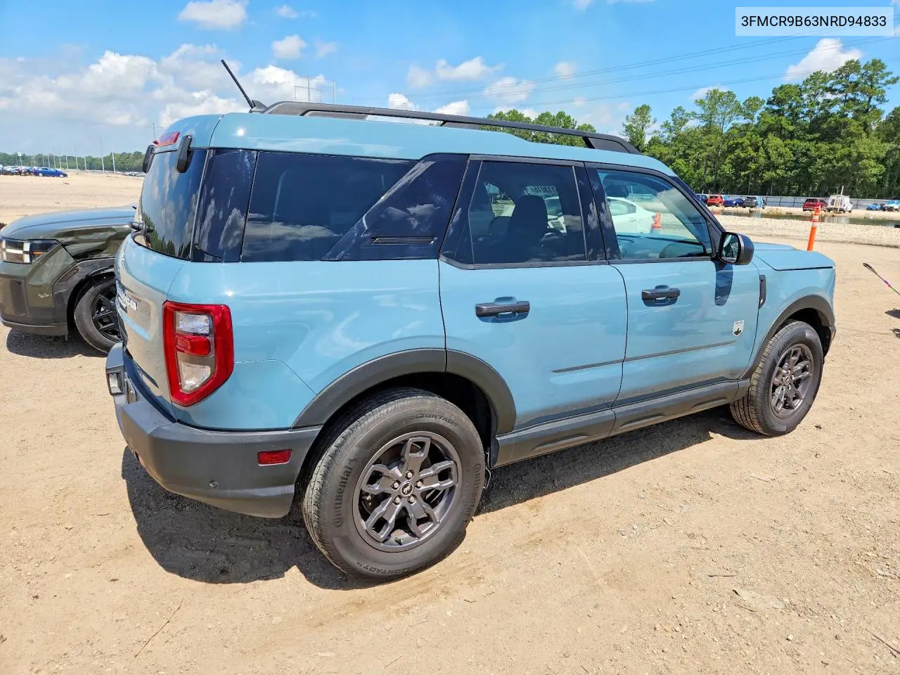 2022 Ford Bronco Sport Big Bend VIN: 3FMCR9B63NRD94833 Lot: 56113016