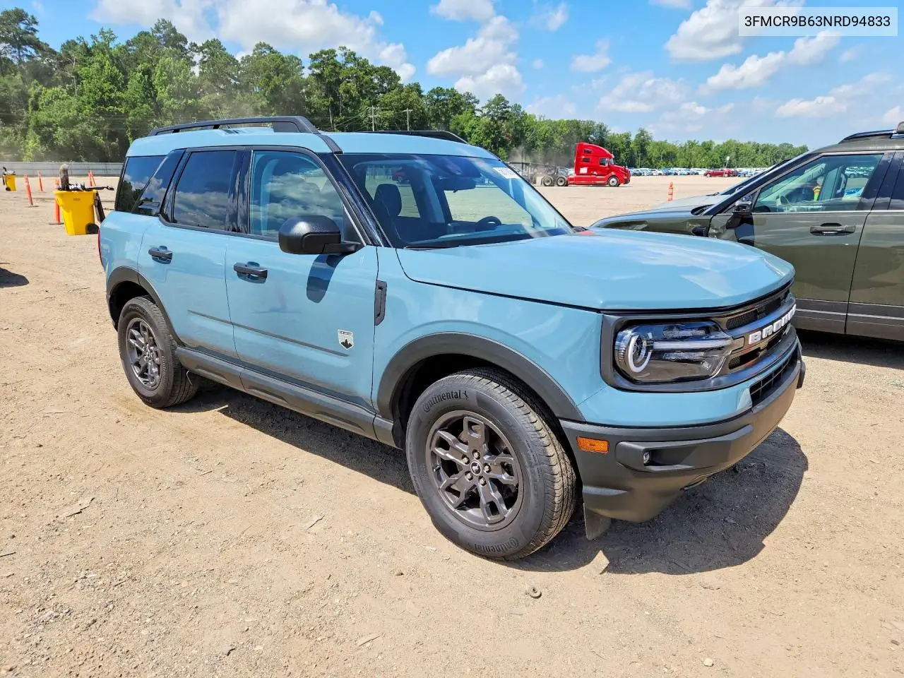 2022 Ford Bronco Sport Big Bend VIN: 3FMCR9B63NRD94833 Lot: 56113016