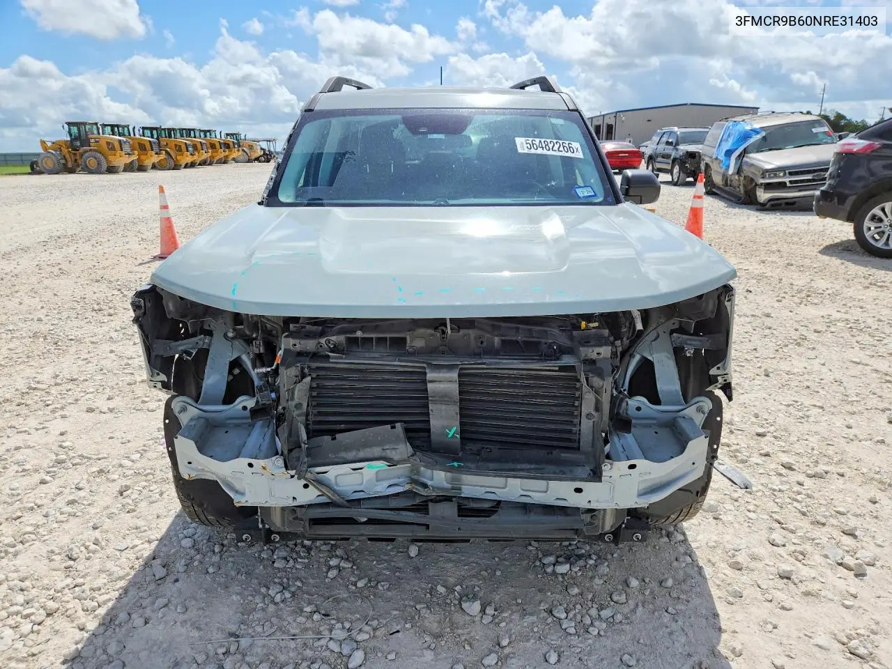 2022 Ford Bronco Sport Big Bend VIN: 3FMCR9B60NRE31403 Lot: 56482266