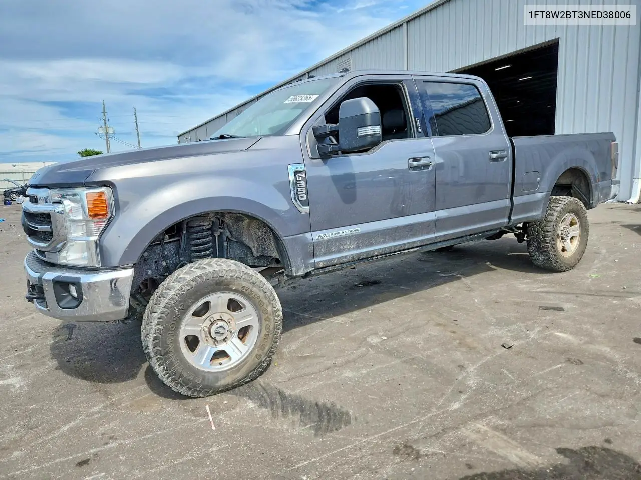 2022 Ford F250 Super Duty VIN: 1FT8W2BT3NED38006 Lot: 56623366