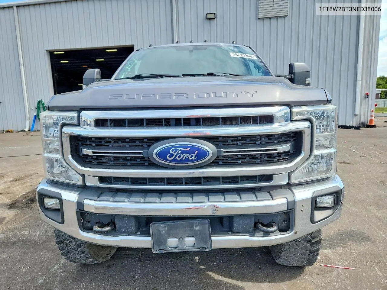 2022 Ford F250 Super Duty VIN: 1FT8W2BT3NED38006 Lot: 56623366