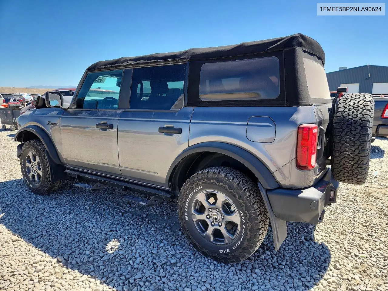 2022 Ford Bronco Base VIN: 1FMEE5BP2NLA90624 Lot: 56842776