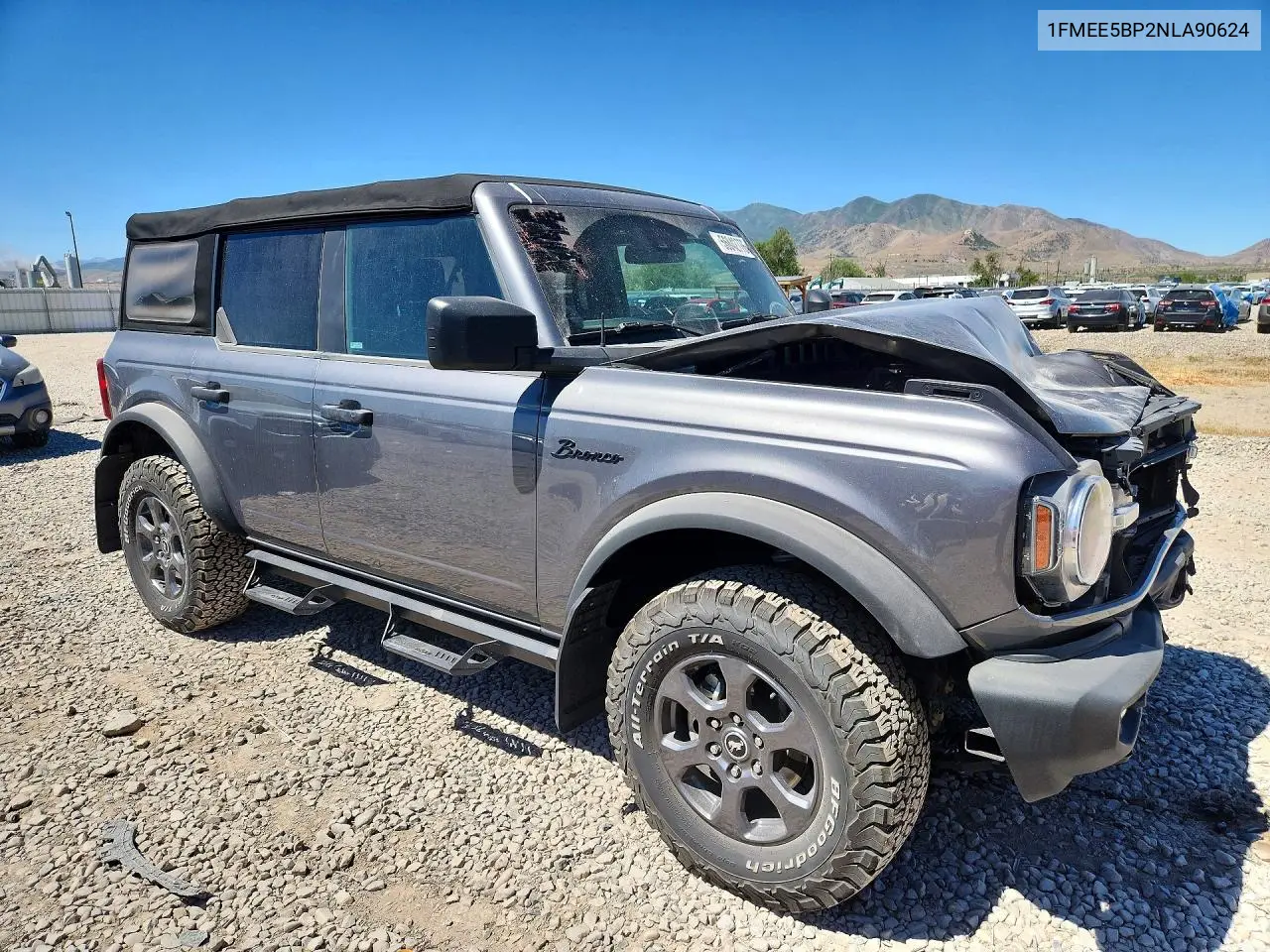 2022 Ford Bronco Base VIN: 1FMEE5BP2NLA90624 Lot: 56842776