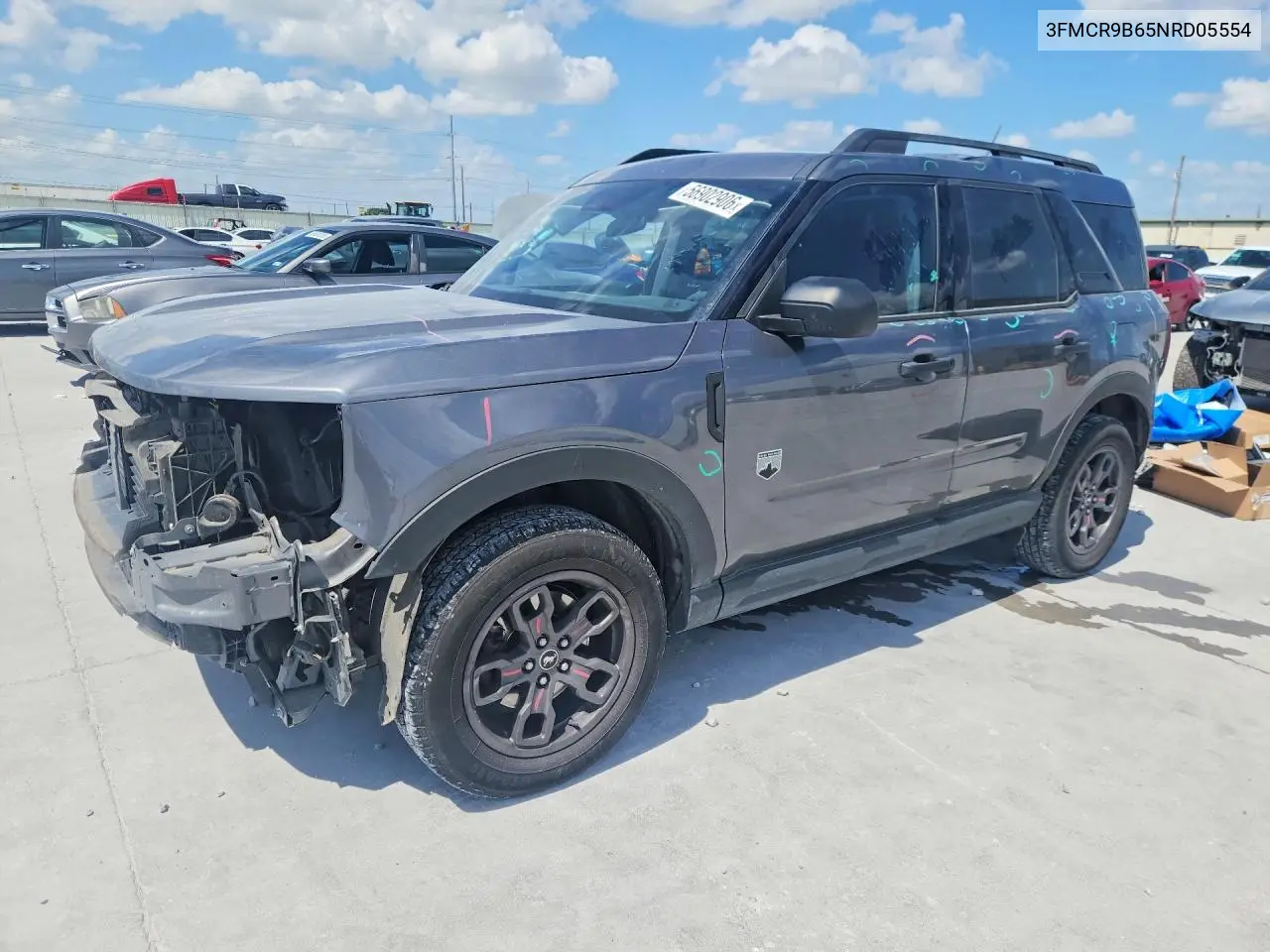 2022 Ford Bronco Sport Big Bend VIN: 3FMCR9B65NRD05554 Lot: 56902906