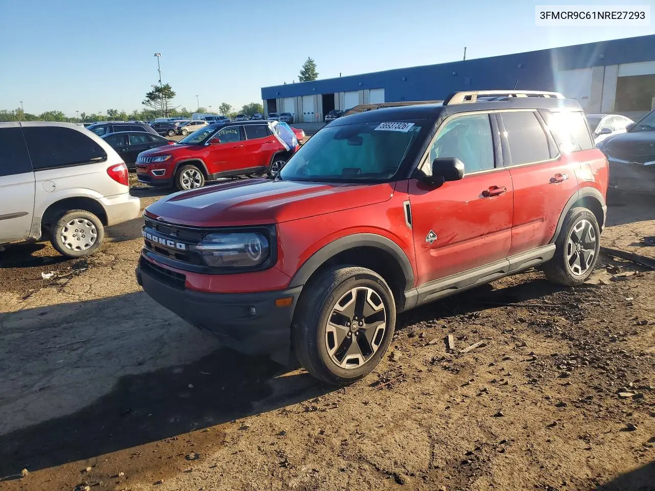 2022 Ford Bronco Sport Outer Banks VIN: 3FMCR9C61NRE27293 Lot: 56937326