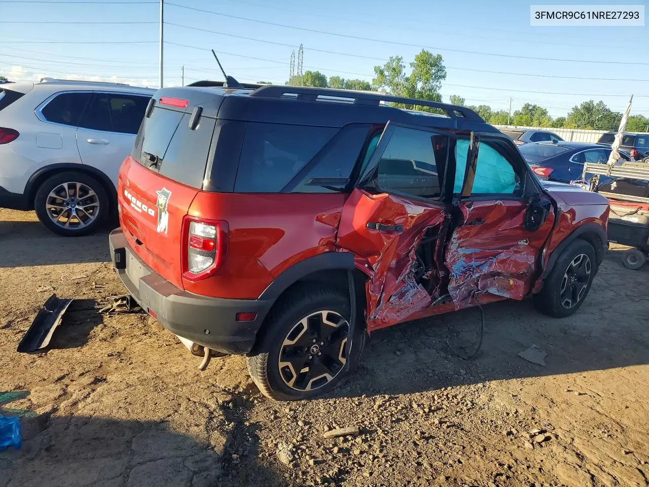 2022 Ford Bronco Sport Outer Banks VIN: 3FMCR9C61NRE27293 Lot: 56937326