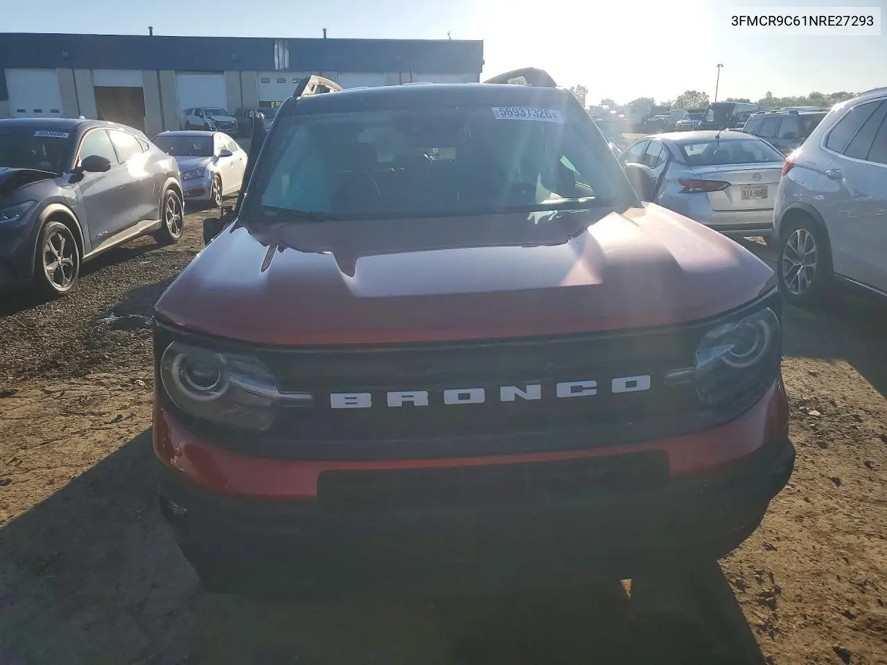 2022 Ford Bronco Sport Outer Banks VIN: 3FMCR9C61NRE27293 Lot: 56937326