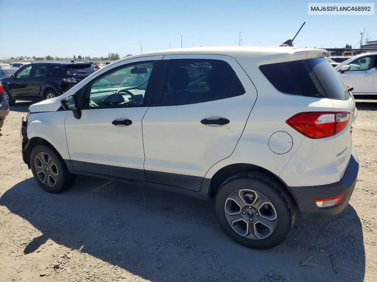 2022 Ford Ecosport S VIN: MAJ6S3FL6NC468592 Lot: 57050496