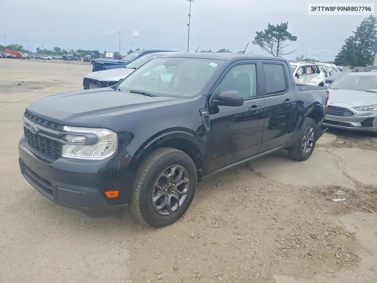 2022 Ford Maverick Xl VIN: 3FTTW8F99NRB07796 Lot: 57063356