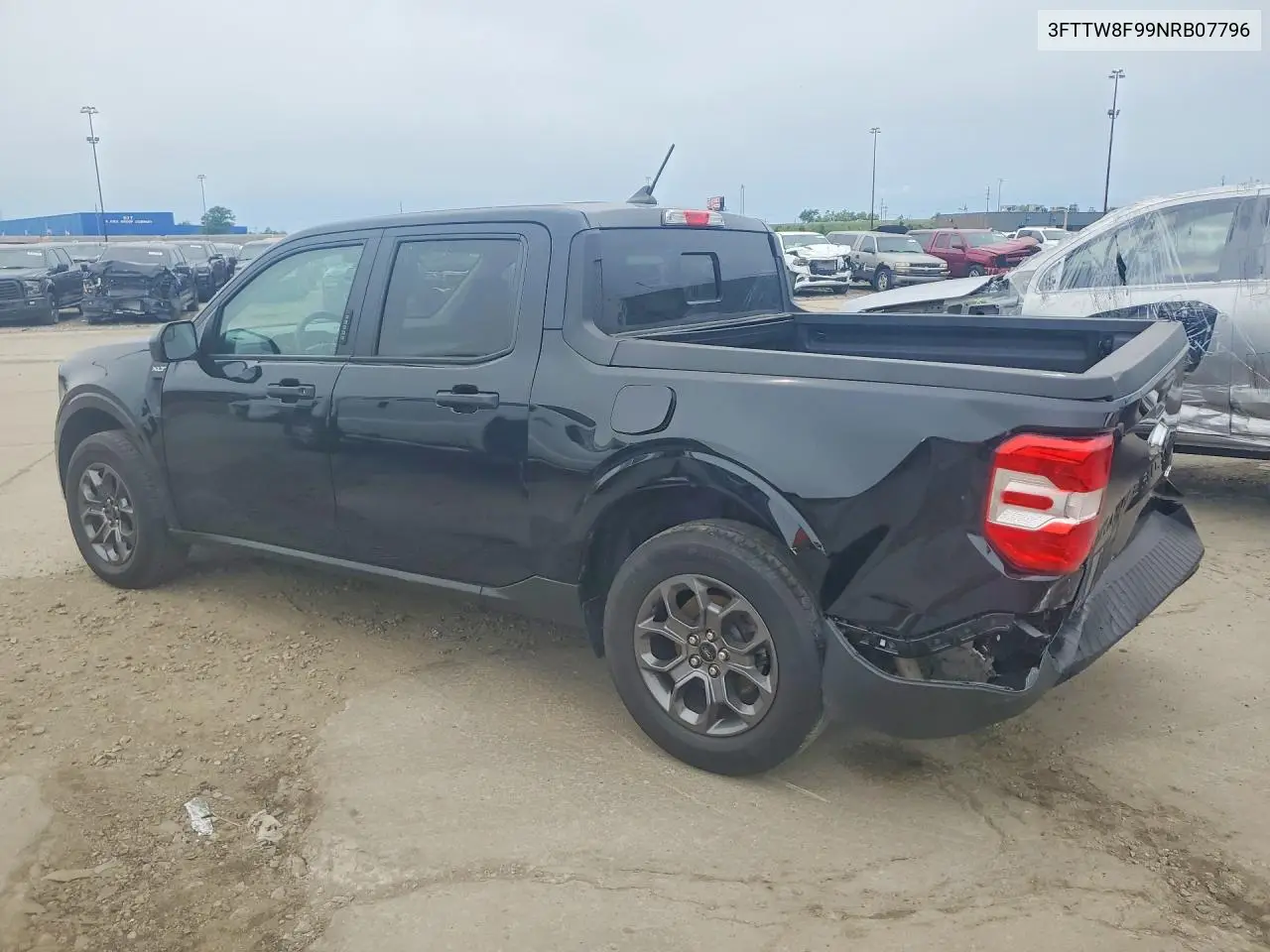 2022 Ford Maverick Xl VIN: 3FTTW8F99NRB07796 Lot: 57063356
