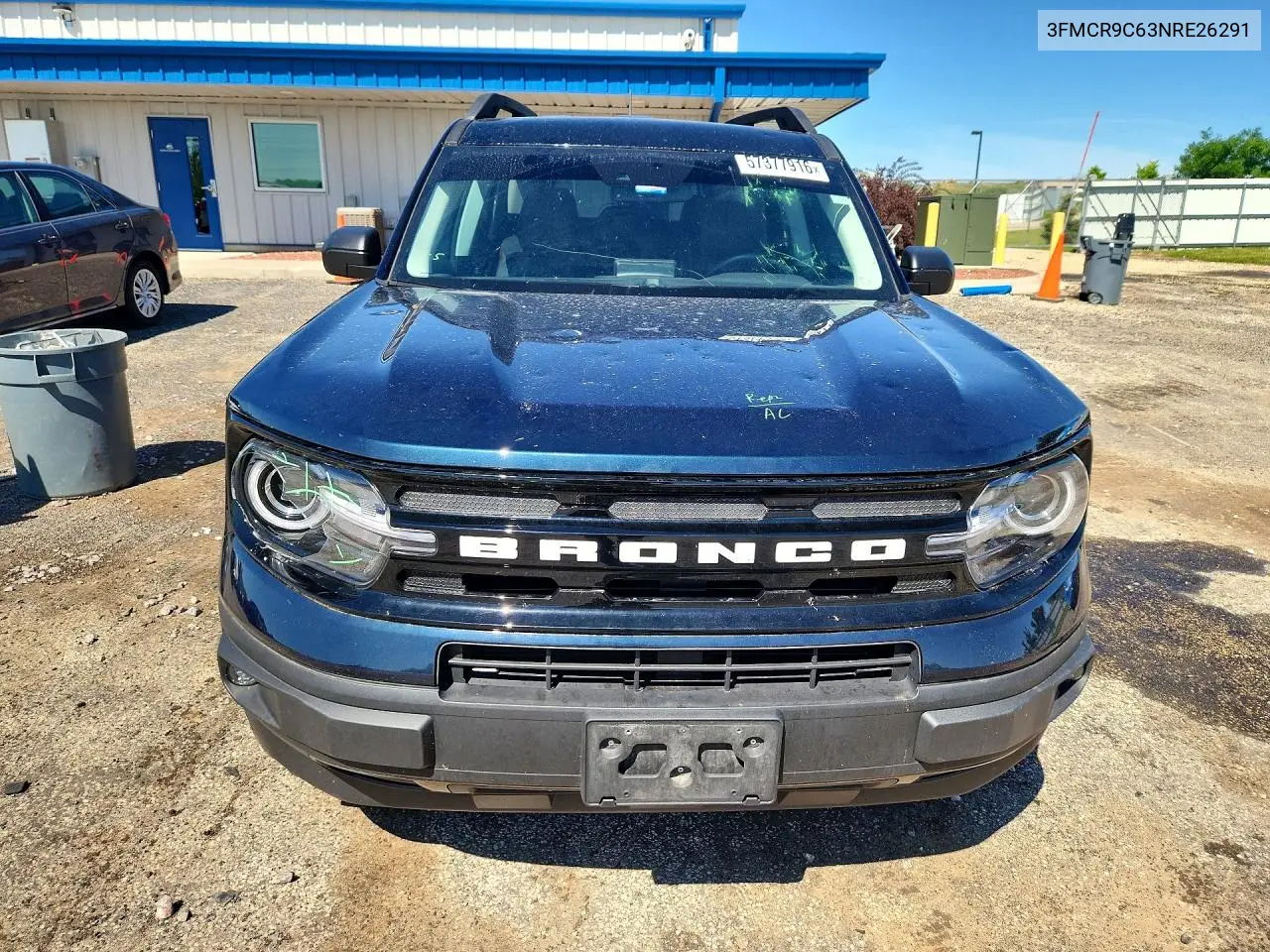 2022 Ford Bronco Sport Outer Banks VIN: 3FMCR9C63NRE26291 Lot: 57377916