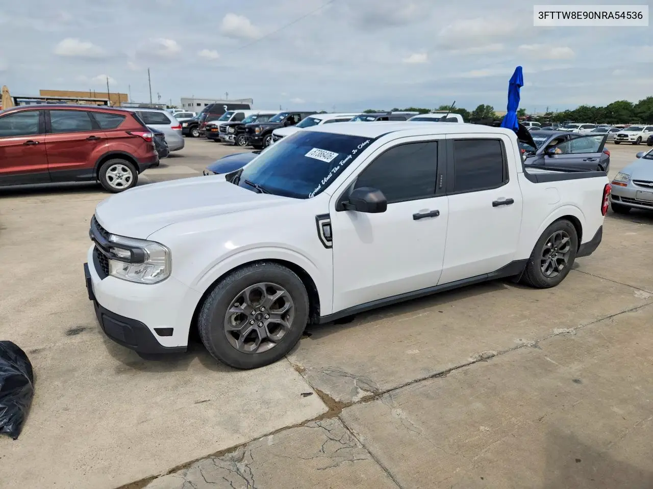 2022 Ford Maverick Xl VIN: 3FTTW8E90NRA54536 Lot: 57386406