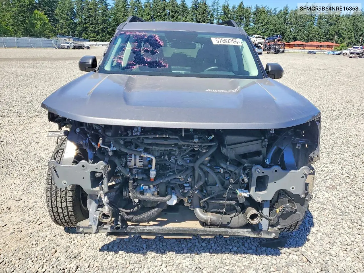 2022 Ford Bronco Sport Big Bend VIN: 3FMCR9B64NRE16368 Lot: 57562266