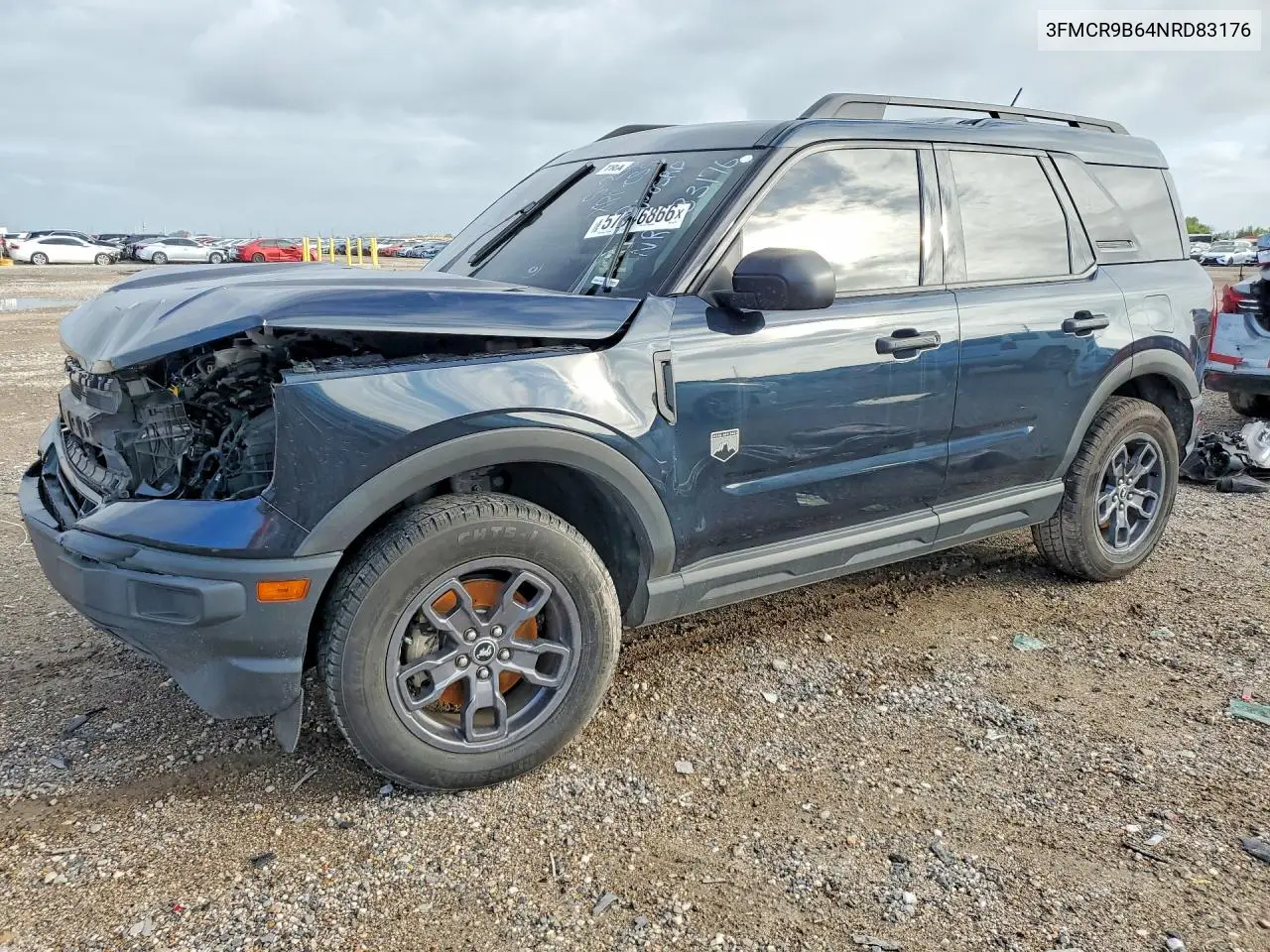 2022 Ford Bronco Sport Big Bend VIN: 3FMCR9B64NRD83176 Lot: 57646866