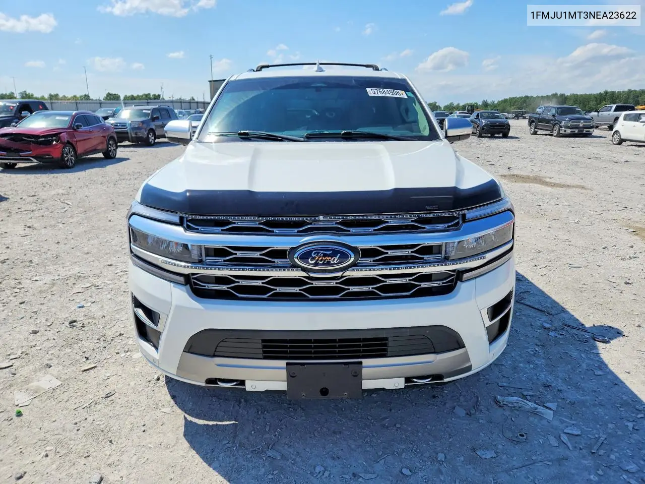 2022 Ford Expedition Platinum VIN: 1FMJU1MT3NEA23622 Lot: 57684906