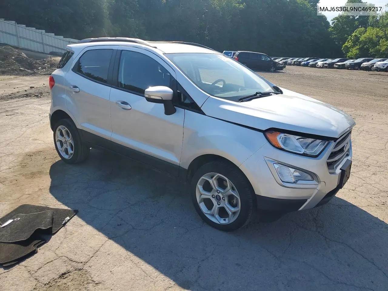 2022 Ford Ecosport Se VIN: MAJ6S3GL9NC469217 Lot: 57753896