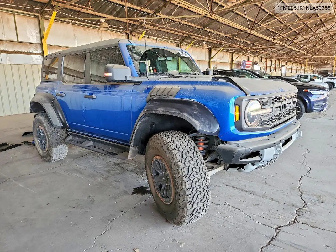 2022 Ford Bronco Raptor VIN: 1FMEE5JR1NLA50358 Lot: 57870296