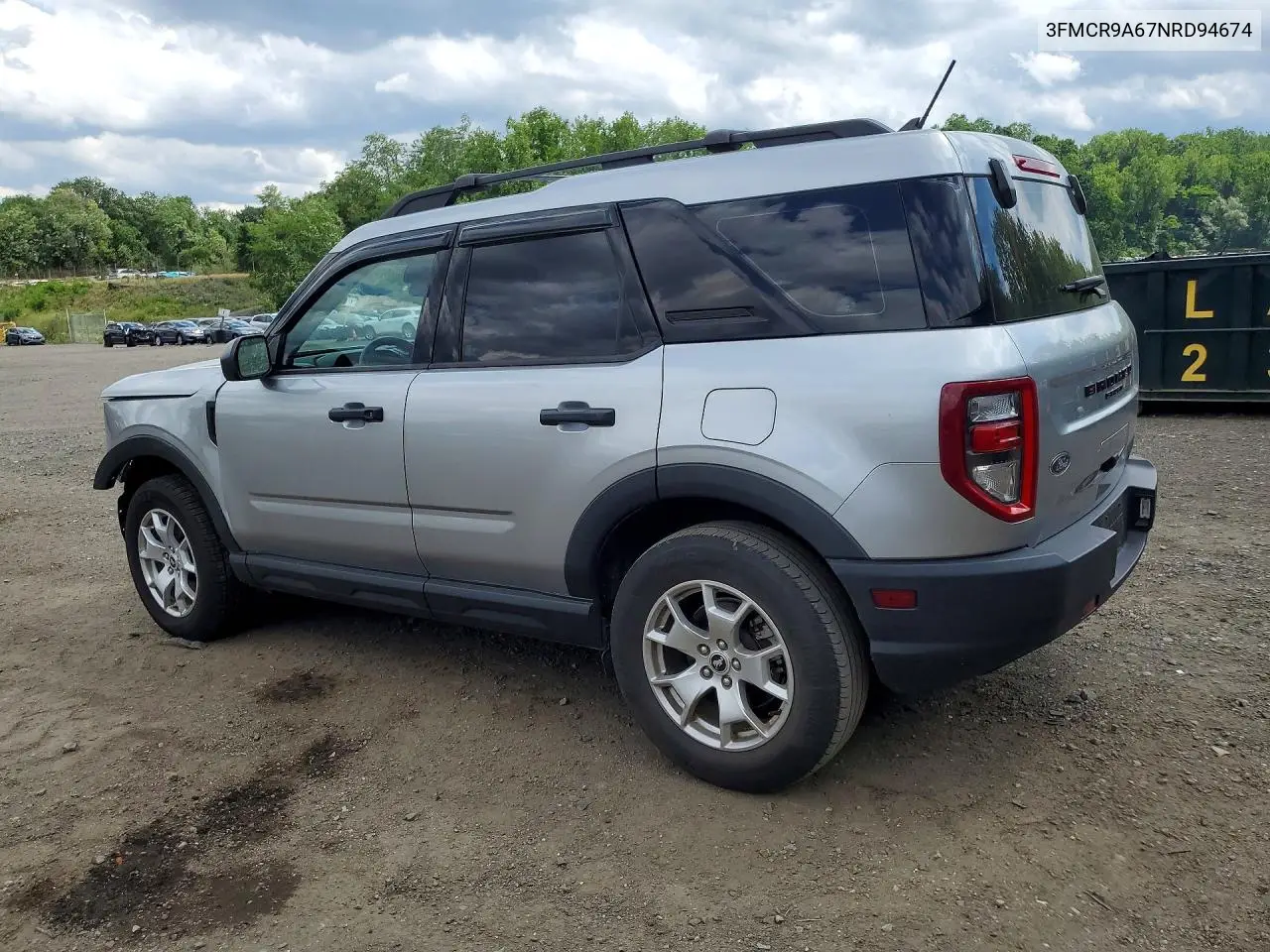 2022 Ford Bronco Sport VIN: 3FMCR9A67NRD94674 Lot: 58116886
