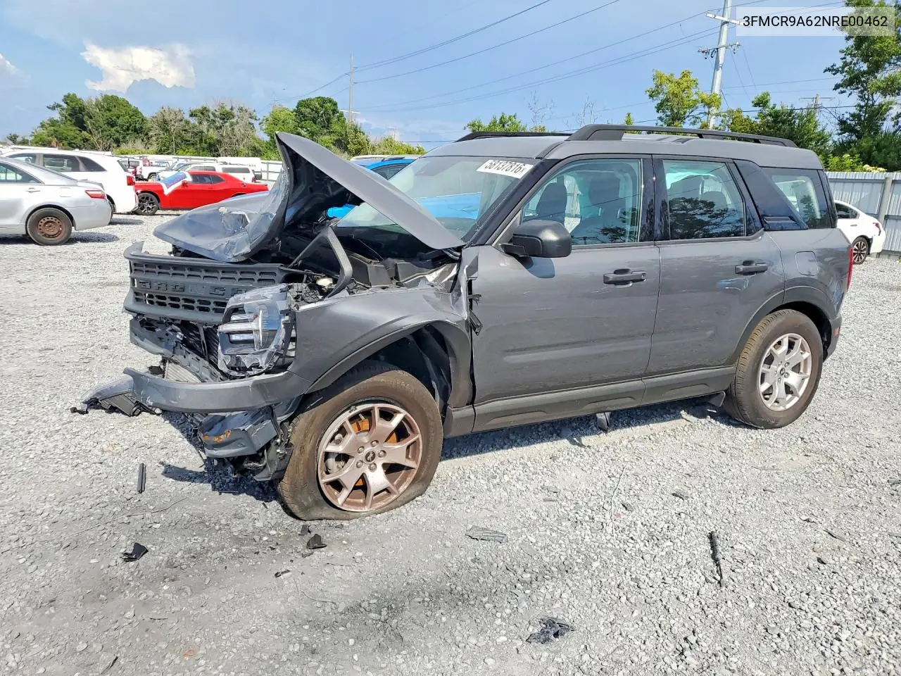 2022 Ford Bronco Sport VIN: 3FMCR9A62NRE00462 Lot: 58137816
