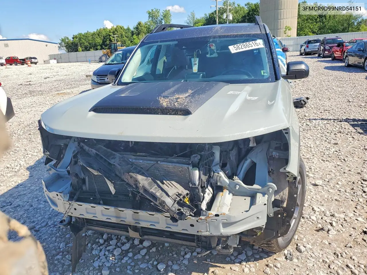 2022 Ford Bronco Sport Badlands VIN: 3FMCR9D99NRD54151 Lot: 58286516