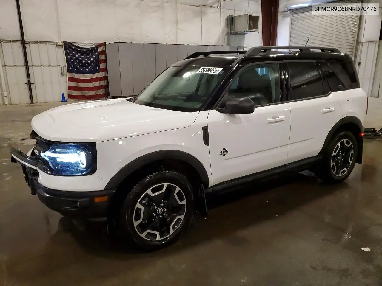 2022 Ford Bronco Sport Outer Banks VIN: 3FMCR9C68NRD70476 Lot: 58298426