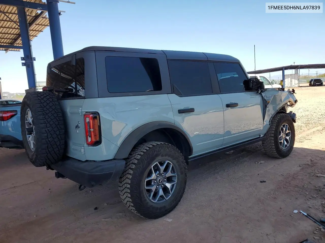 2022 Ford Bronco Base VIN: 1FMEE5DH6NLA97839 Lot: 58324406