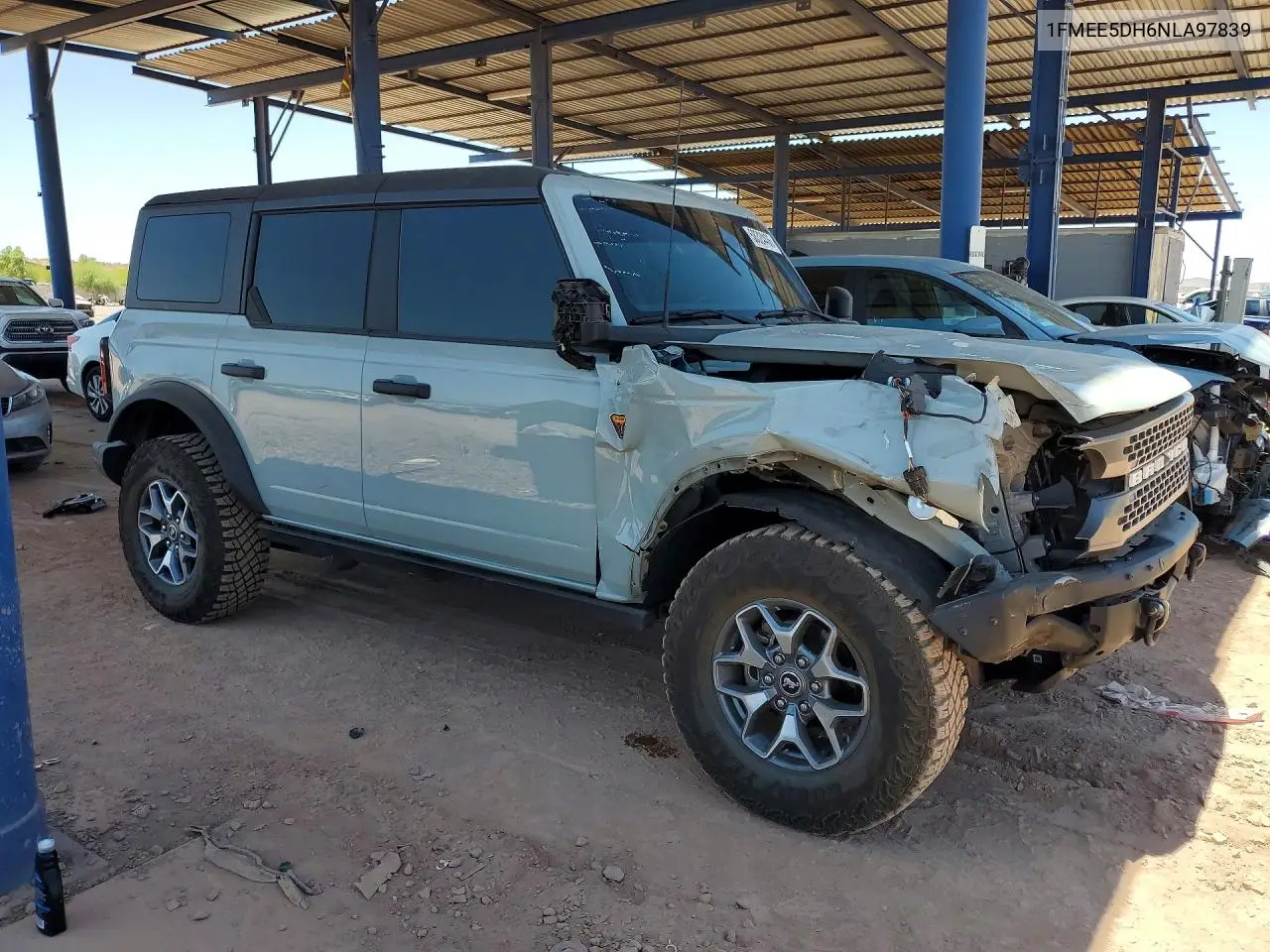 2022 Ford Bronco Base VIN: 1FMEE5DH6NLA97839 Lot: 58324406