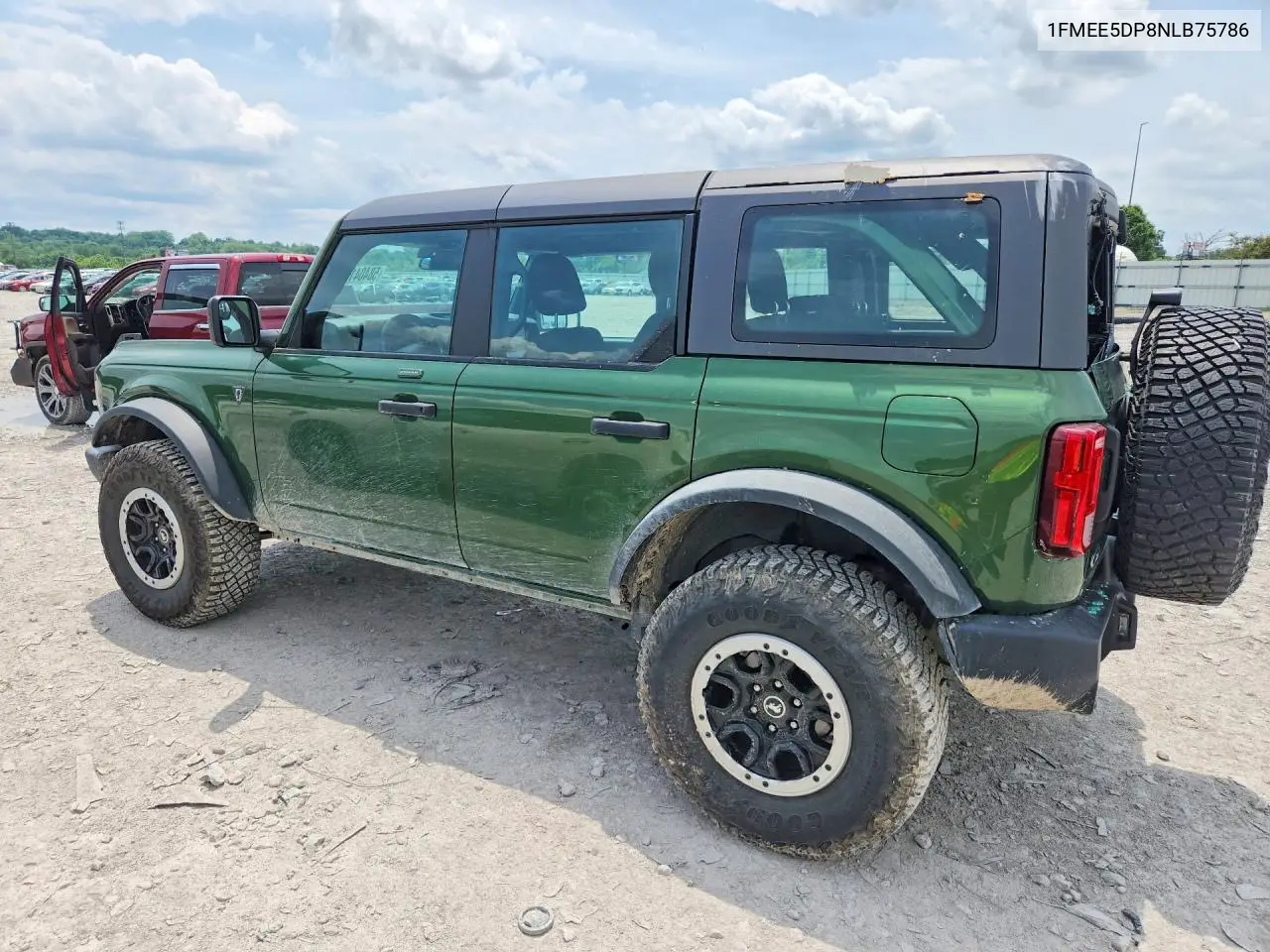 2022 Ford Bronco Base VIN: 1FMEE5DP8NLB75786 Lot: 58404196