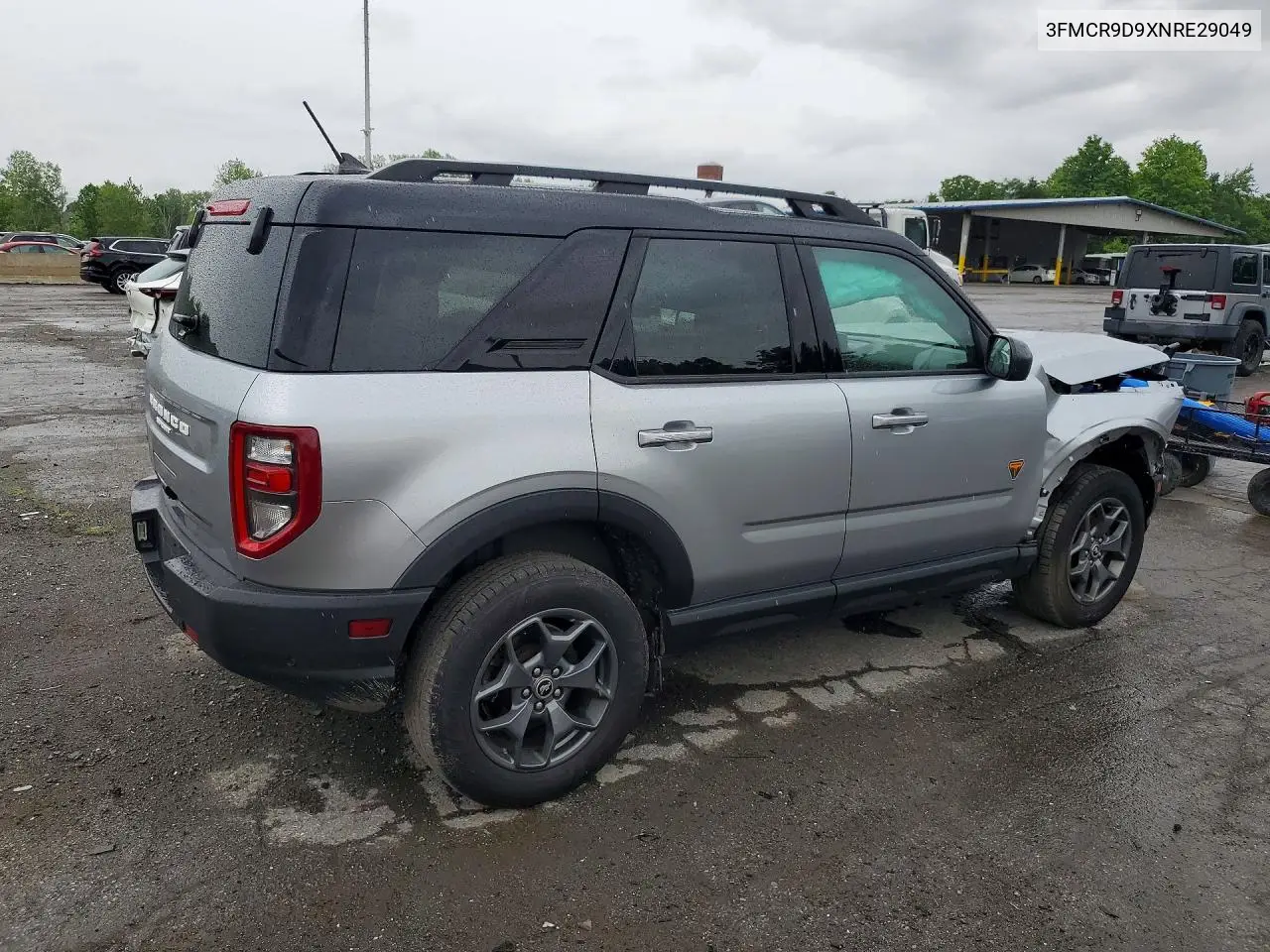2022 Ford Bronco Sport Badlands VIN: 3FMCR9D9XNRE29049 Lot: 58424556