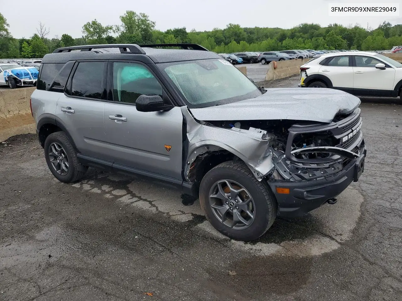 2022 Ford Bronco Sport Badlands VIN: 3FMCR9D9XNRE29049 Lot: 58424556