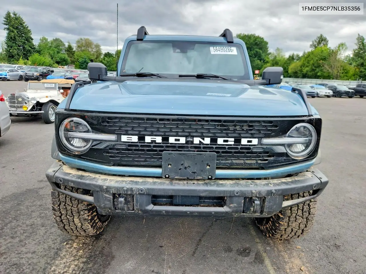 2022 Ford Bronco Base VIN: 1FMDE5CP7NLB35356 Lot: 58490286