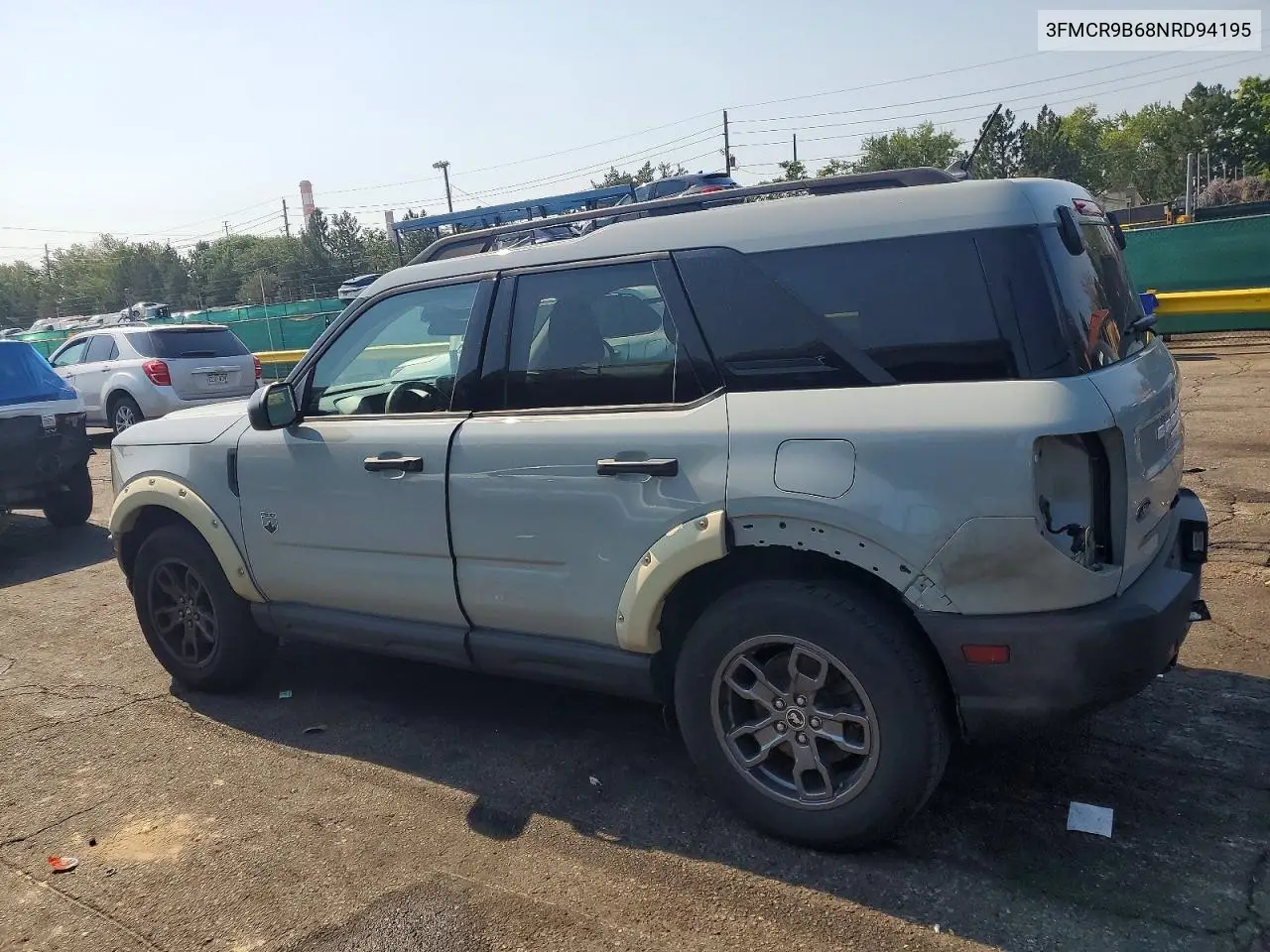 2022 Ford Bronco Sport Big Bend VIN: 3FMCR9B68NRD94195 Lot: 58796756