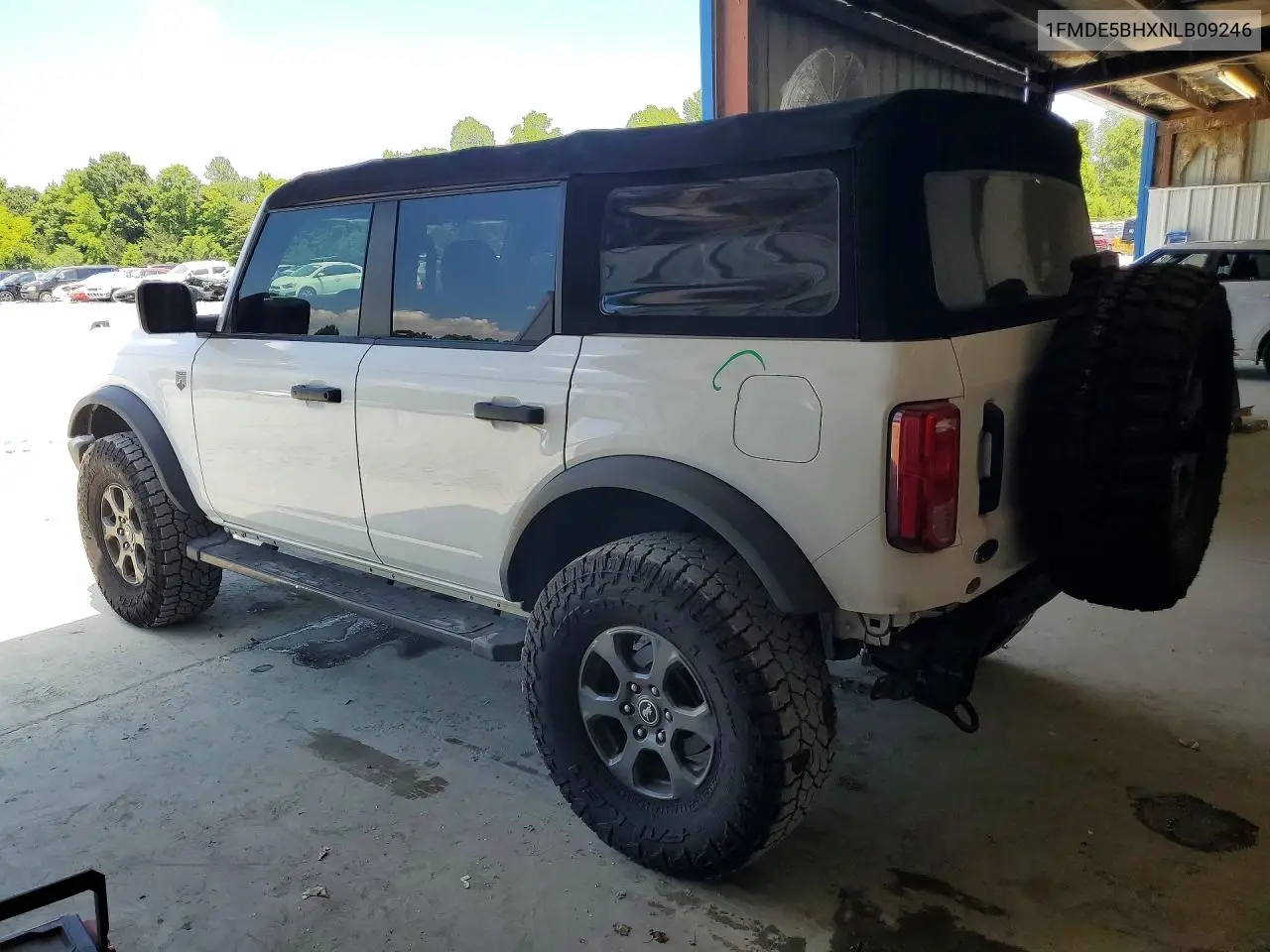2022 Ford Bronco Base VIN: 1FMDE5BHXNLB09246 Lot: 58874106