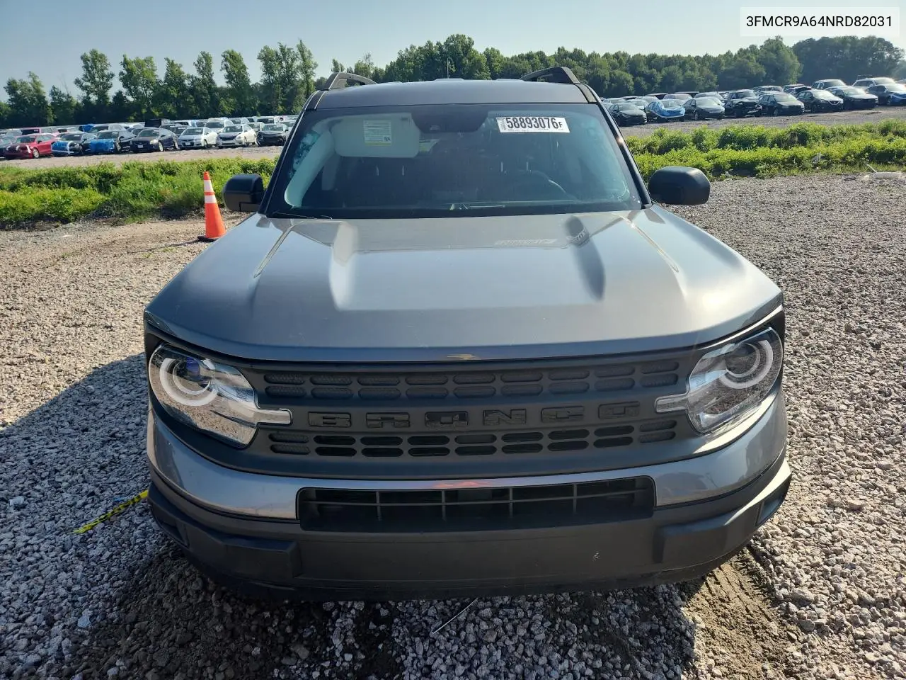 2022 Ford Bronco Sport VIN: 3FMCR9A64NRD82031 Lot: 58893076
