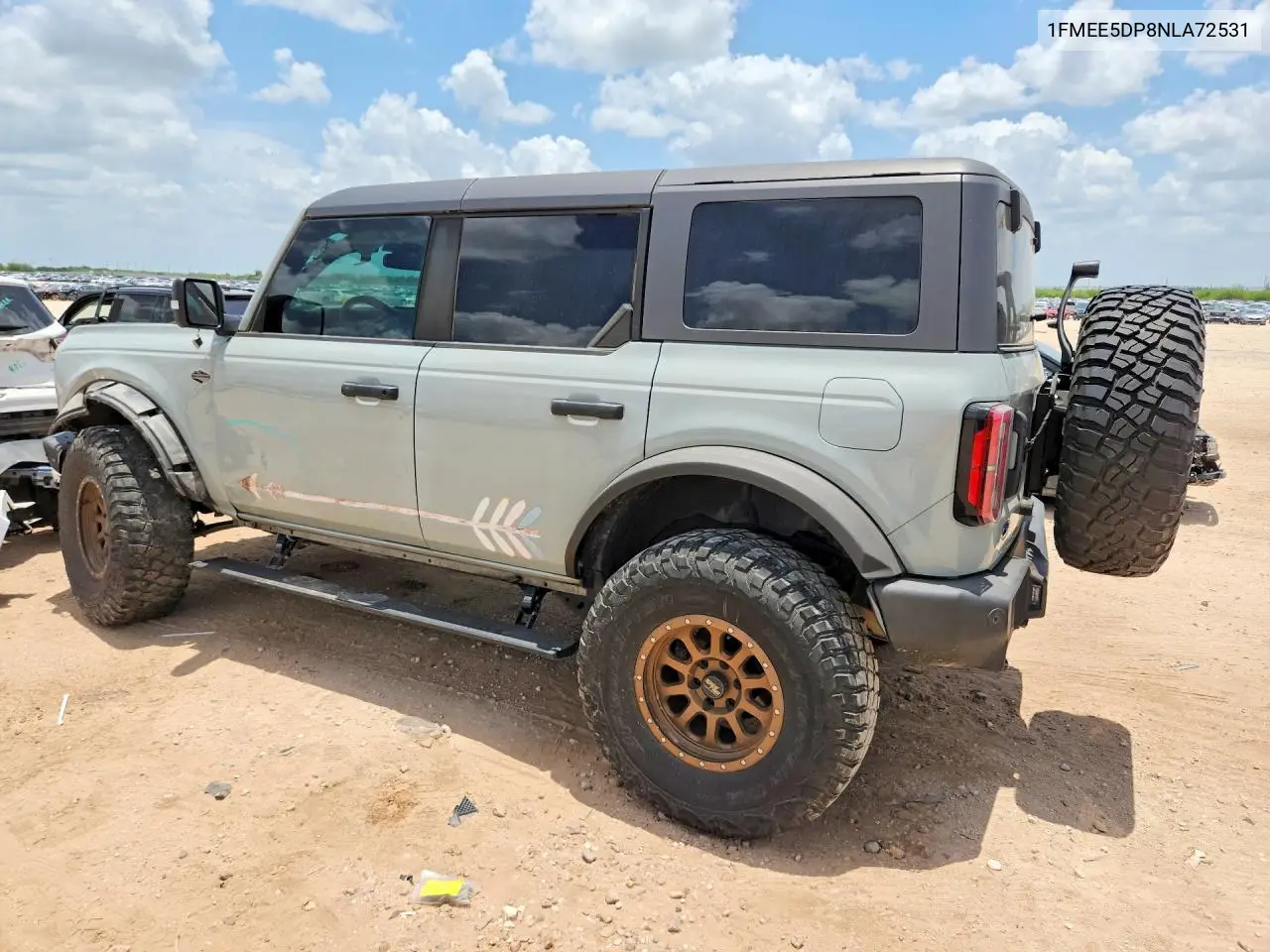2022 Ford Bronco Base VIN: 1FMEE5DP8NLA72531 Lot: 58953156