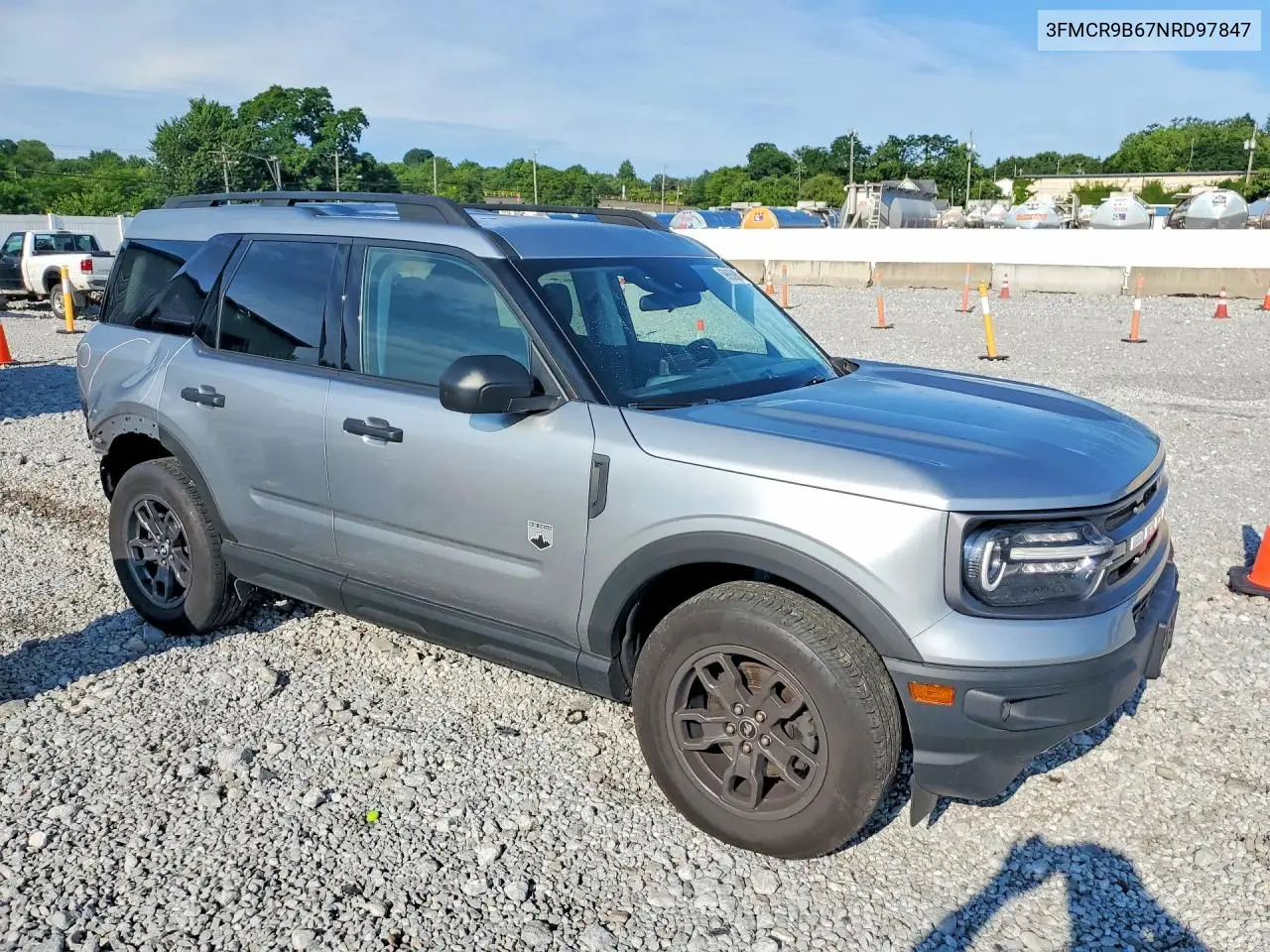 2022 Ford Bronco Sport Big Bend VIN: 3FMCR9B67NRD97847 Lot: 59055906