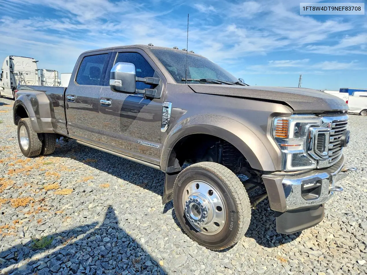2022 Ford F450 Super Duty VIN: 1FT8W4DT9NEF83708 Lot: 59119436