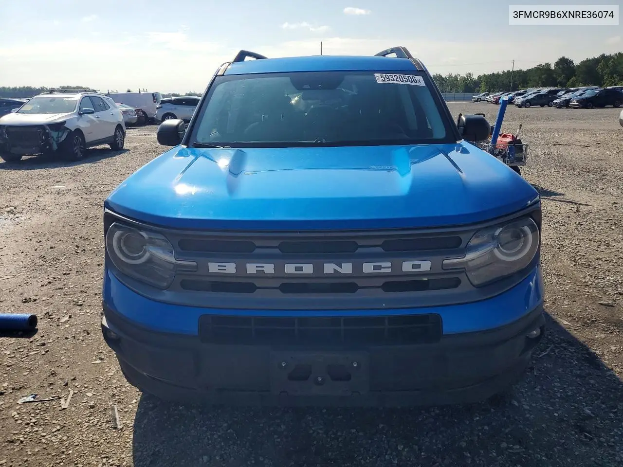 2022 Ford Bronco Sport Big Bend VIN: 3FMCR9B6XNRE36074 Lot: 59320506