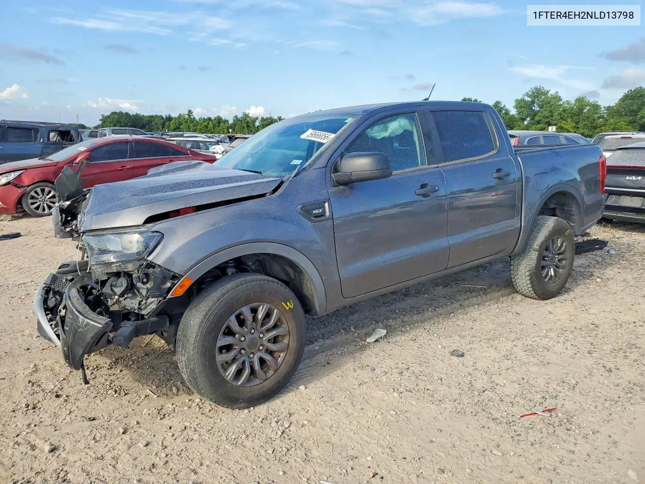 2022 Ford Ranger Xl VIN: 1FTER4EH2NLD13798 Lot: 59666856