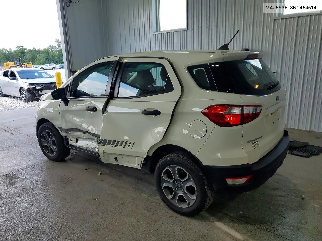 2022 Ford Ecosport S VIN: MAJ6S3FL3NC464614 Lot: 59846376