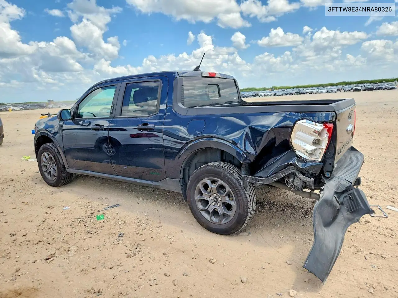 2022 Ford Maverick Xl VIN: 3FTTW8E34NRA80326 Lot: 59953136