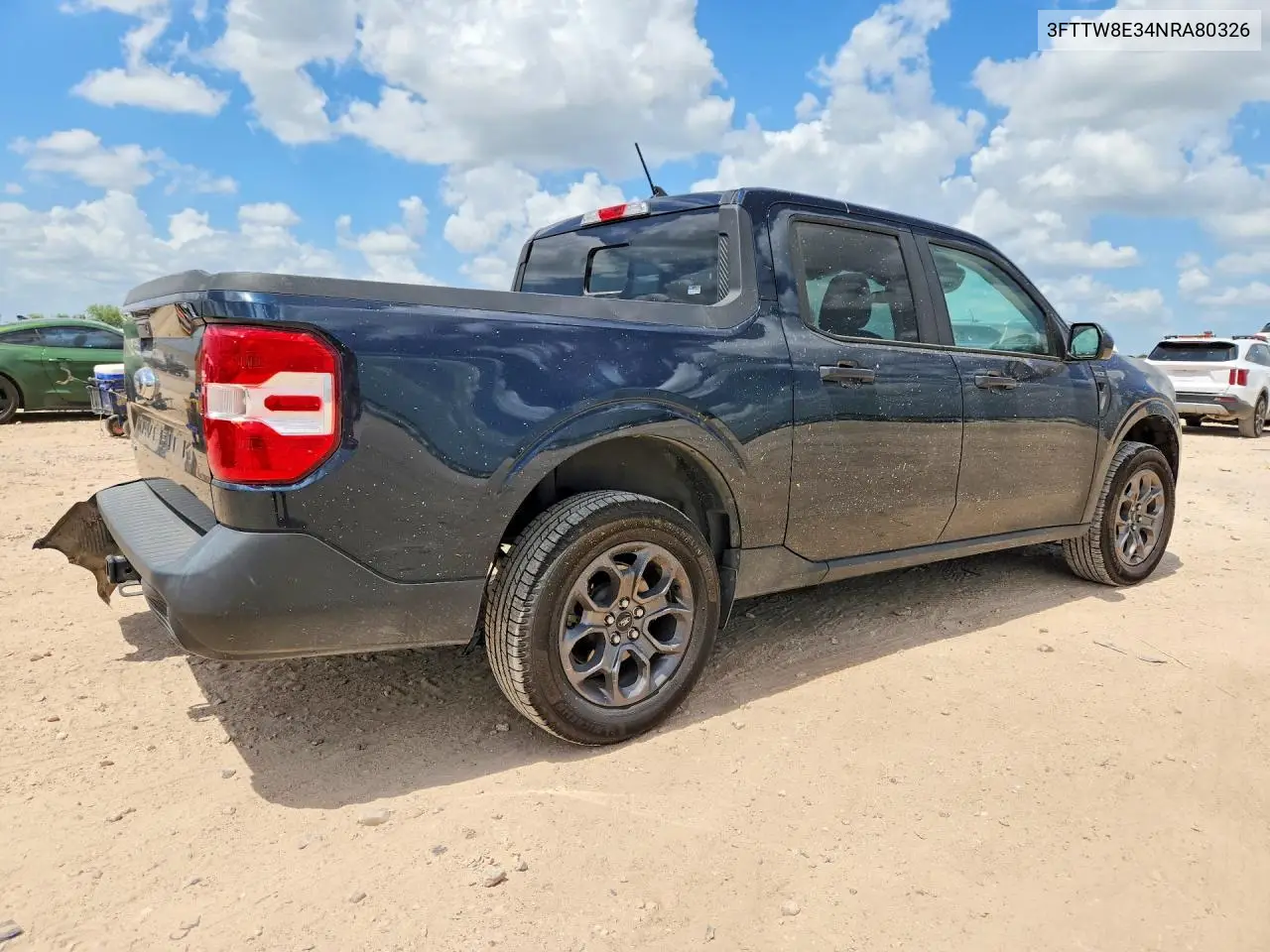 2022 Ford Maverick Xl VIN: 3FTTW8E34NRA80326 Lot: 59953136