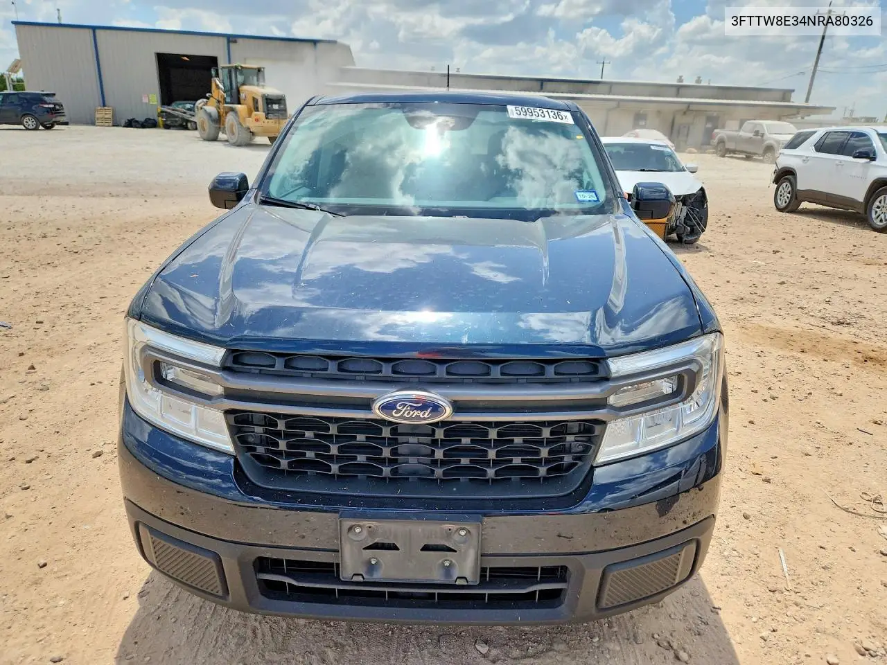 2022 Ford Maverick Xl VIN: 3FTTW8E34NRA80326 Lot: 59953136