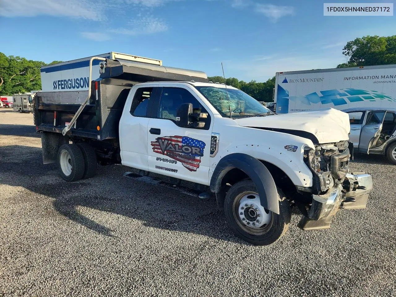 2022 Ford F550 Super Duty VIN: 1FD0X5HN4NED37172 Lot: 79134135