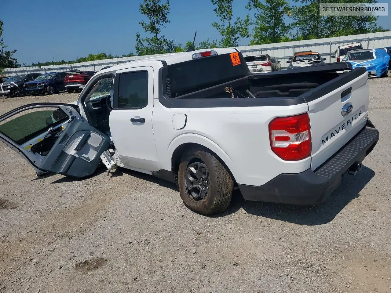 2022 Ford Maverick Xl VIN: 3FTTW8F98NRB06963 Lot: 85614595