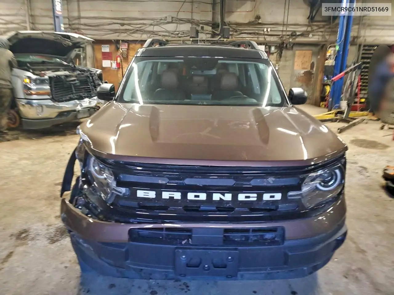 2022 Ford Bronco Sport Outer Banks VIN: 3FMCR9C61NRD51669 Lot: 90080595