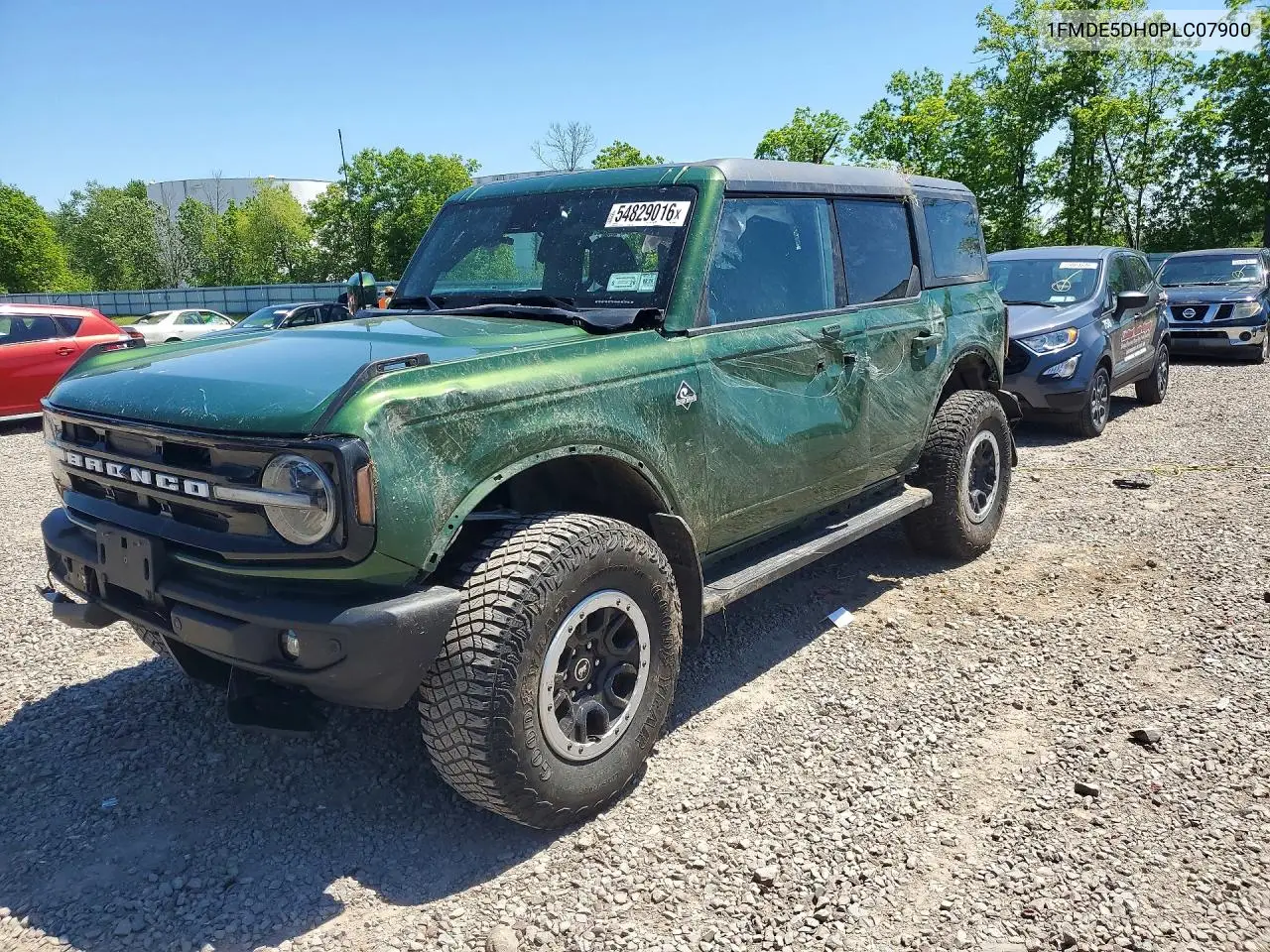 2023 Ford Bronco Base VIN: 1FMDE5DH0PLC07900 Lot: 54829016